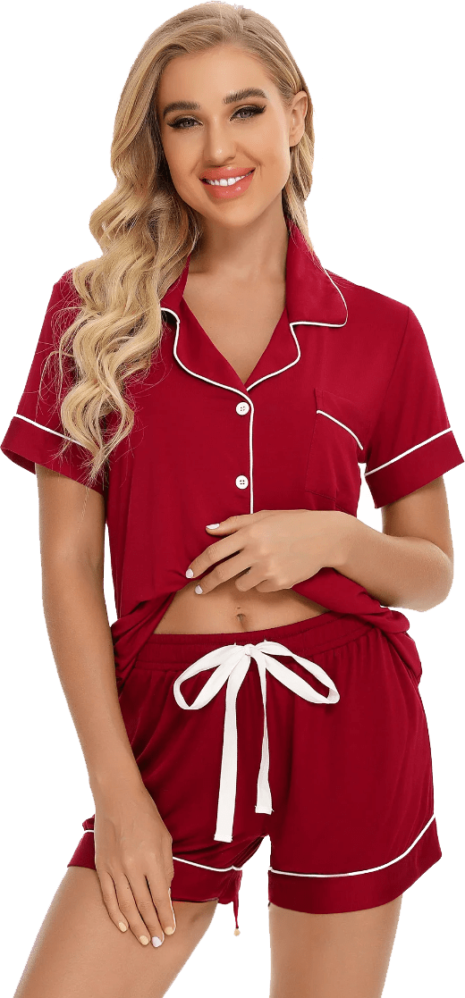 Short Sleeve Bamboo Pajama Set